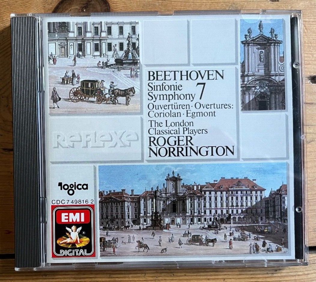 Beethoven: Symphony 7, Overtures Coriolan & Egmont Roger Norrington CD
