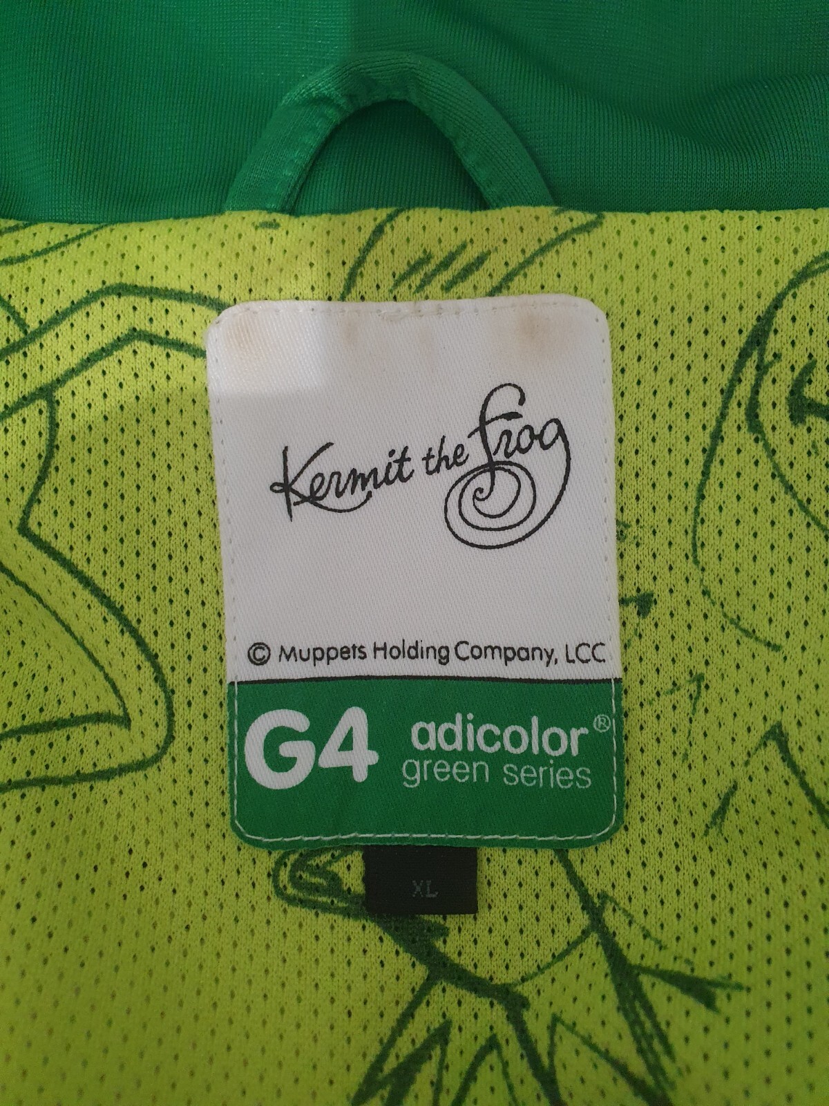 ADICOLOR KERMIT ADIDAS SIZE XL 2006 g4 green series TRACKTOP TRACKJACKET rare image 9