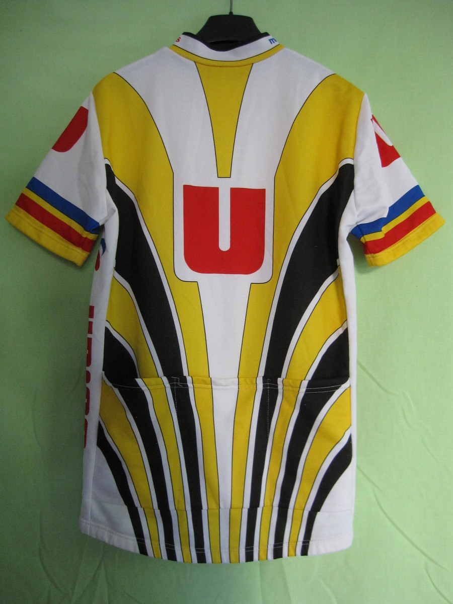 Maillot Cycliste Vintage Nalini – Systeme U Unico, CC Melesse, Années 80, Taille 4