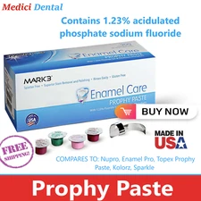 Dental Prophy Paste Upto 400 Cups Prophylaxis Non Splatter Mark3 All Grits 06/26