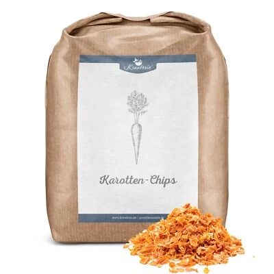 KRAUTERIE 2 kg di patatine fritte, carota dolcetto per cavalli, carota chips per cavalli