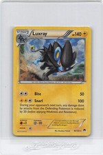 Luxray 46/122  Cracked Ice Holo Rare - XY Breakpoint - Pokemon Card - LP
