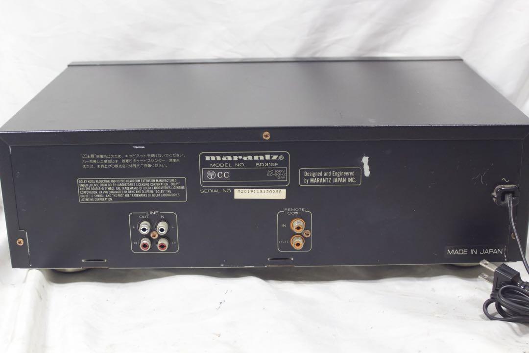 動作品】marantz マランツ　カセットデッキ　SD315F marantz Marantz cassette deck SD315F | eBay