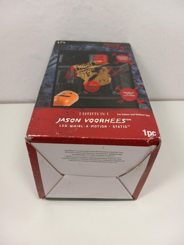 Friday The 13th LED Whirl A Motion Projector Halloween Decoration Jason Voorhees - Picture 10 of 10