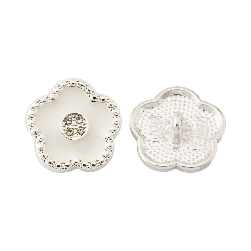 5pcs Flower Decorative buttons Vintage Style for Clothing Crafts Sewing diy - Image 4 of 4