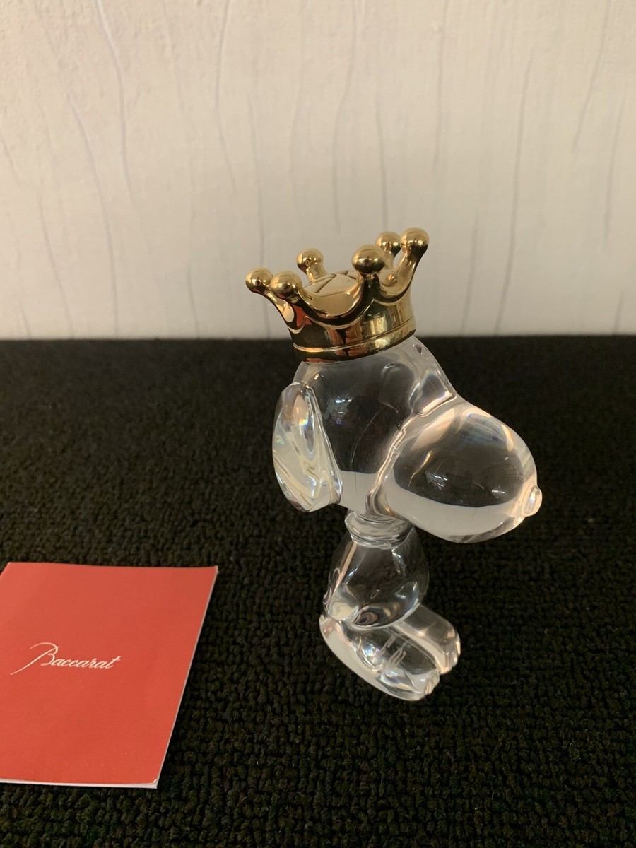 Snoopy King Crown In Baccarat Crystal | eBay