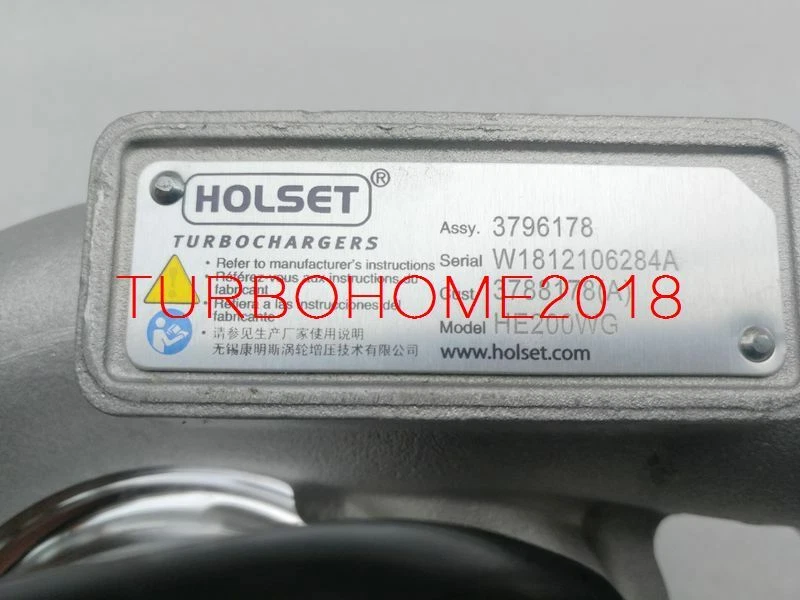 NEW HOLSET HE200WG 3796178 3788175 3788178 CUMMINS ISF2.8 