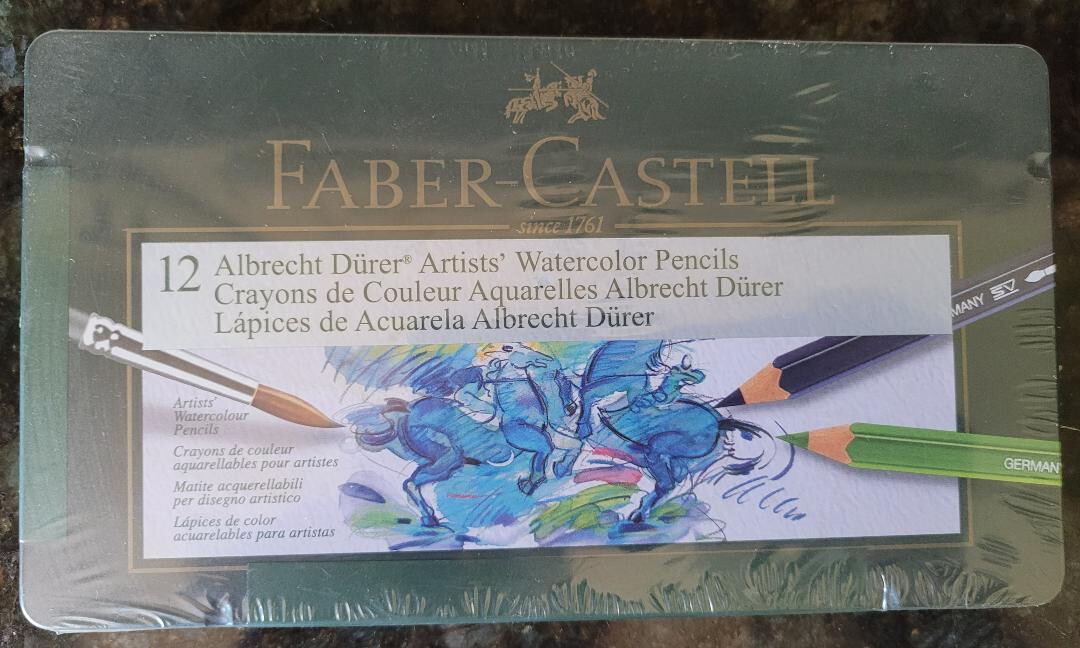 Faber-Castell Crayon Aquarelle Albrecht Dürer – Lot De 3, Mine 3,8 Mm, Noir