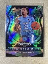 2020 Prizm Draft Picks Holo Prizm Crusade Cole Anthony RC #89