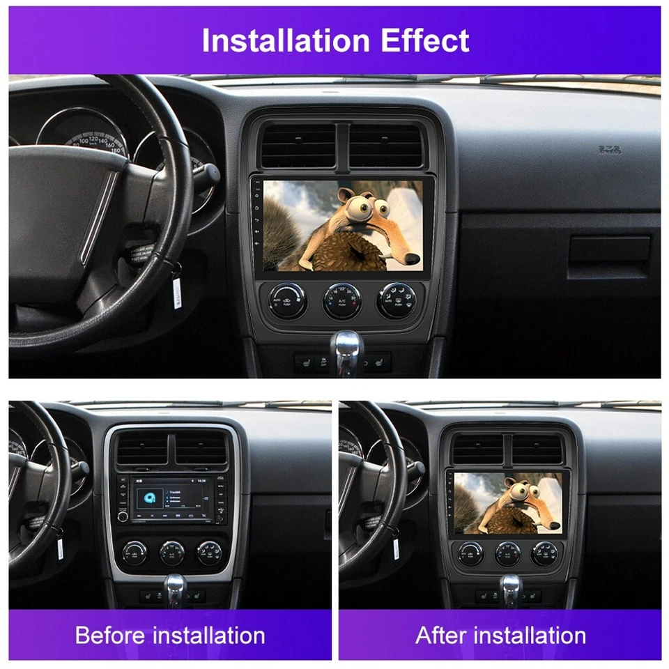 64GB for Dodge Caliber 2006-2012 Carplay Android 13.0 Car Radio Stereo GPS Navi Foto 2 de 4