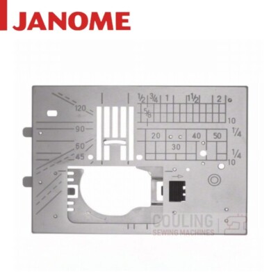 Janome Standard Metall Nadelplatte MC8200QC MC8900QCP (alte Ausführung) 859616012
