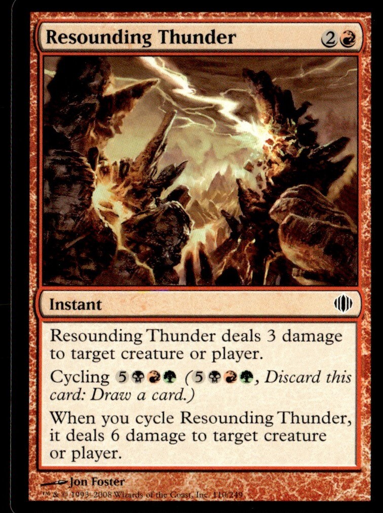 2010 Magic Online Theme Decks Resounding Thunder Box/Common #A61