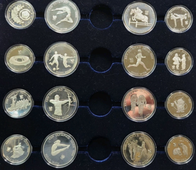 1988 Seoul South Korea Olympics Sterling Silver Proof Coins | eBay