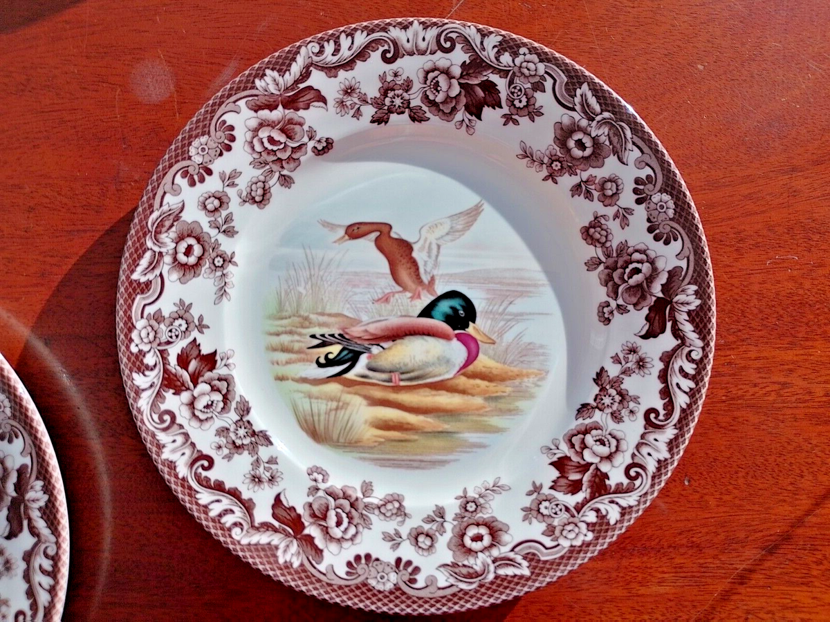 SPODE WOODLAND Birds Turkey INCH 23cm Plate *Brand New* UK