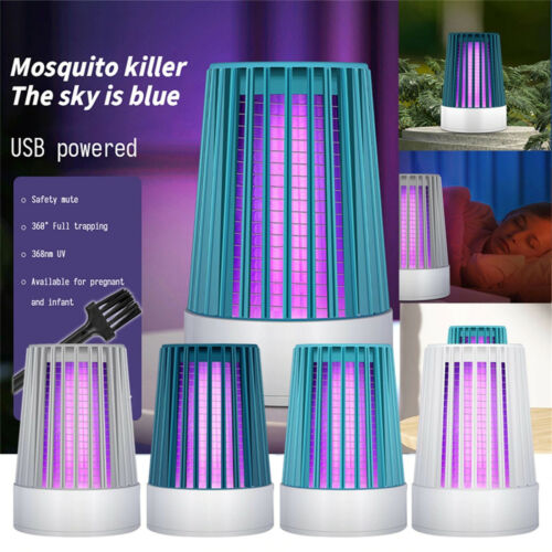 Electric LED Mosquito Killer Lamp Fly Trap Insect Bug Zapper Catcher UV CA - Picture 1 of 19