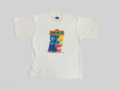 VTG Sesame Street Live Single Stitch Shirt Big Bird Cookie Monster Elmo Kids M/L - Picture 4 of 9