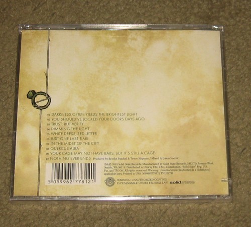To Speak Of Wolves - Myself - Letting Go (CD, 2010, Solid State Records) - Picture 2 of 4