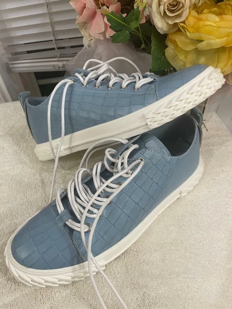 Zanotti shop blue sneakers