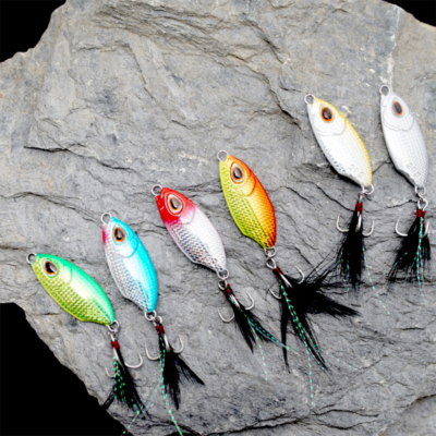 6PCS Metal Mini Jig Fishing Lure Sinking Casting Spoon Bass Trout