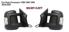 Pair Left+Right Side Door Mirror Power with signal Light for 10-25 RAM Promaster