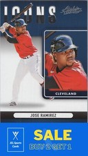 2022 Absolute Baseball Icons #No I-5 Jose Ramirez