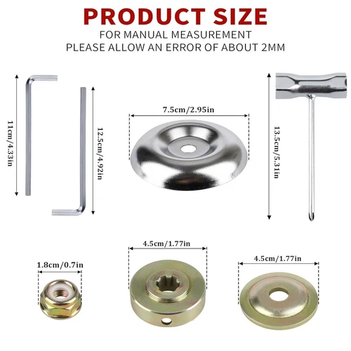 2/4 Stck. 9 Zoll x 36 Zähne hartmetallbestücktes Klingenset für Freischneider Trimmer Unkrautfresser - Bild 11 von 18