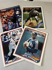 Mets Set Of 4 Folders Keith Hernandez Doc Gooden And NFL  National Football NEW