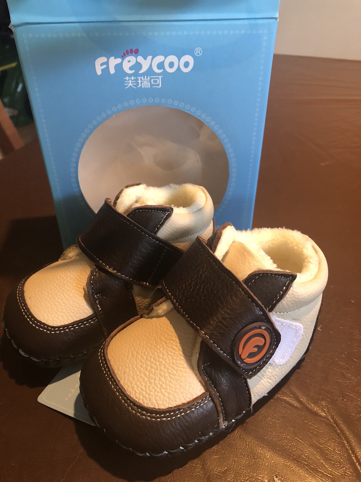 Freycoo Genuine Leather Baby Boots 13.5cm Brand New