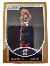 2007 Bowman Rookie Basketball Card Daequan Cook NBA Miami Heat (A6. rookie card picture
