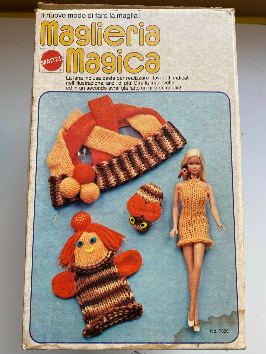 Maglia Macchina Della Lana Di Barbie Maglia Magica Maglieria