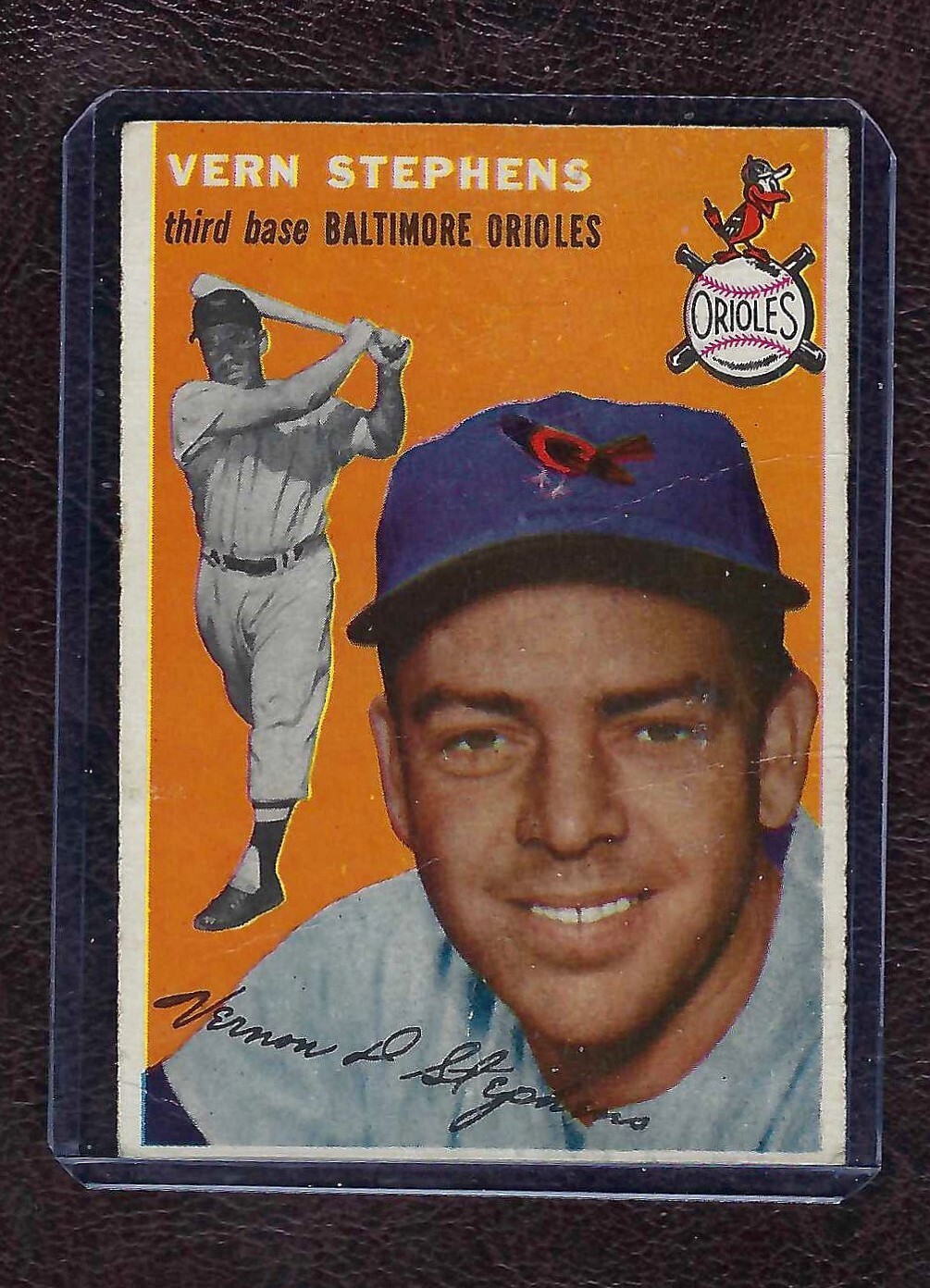 1954 Topps Baseball 54 Vern Stephens, Baltimore Orioles, Good eBay