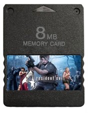 Resident Evil 4 PlayStation 2 Memory Card 100 Unlocked Completed Saves