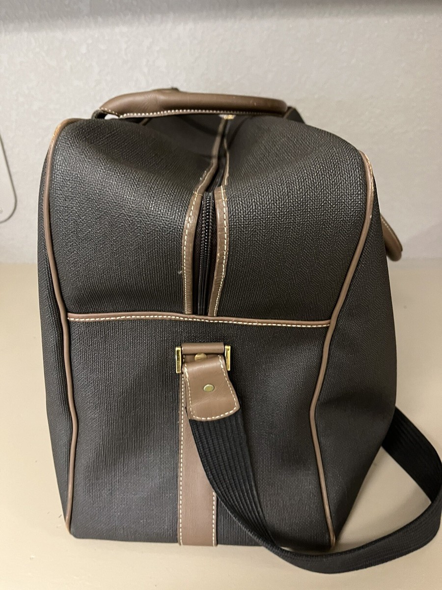 Dunhill Boston Travel Weekend Bag Leather Trim Authentic | eBay