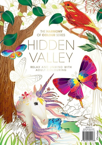 The Harmony of Colour Series Magazine Book 111 - Hidden Valley Adult Colouring - Picture 2 of 3