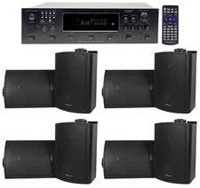 Technical Pro 6000w 6 Zone, Home Theater Bluetooth Receiver 8 5.25" Speakers