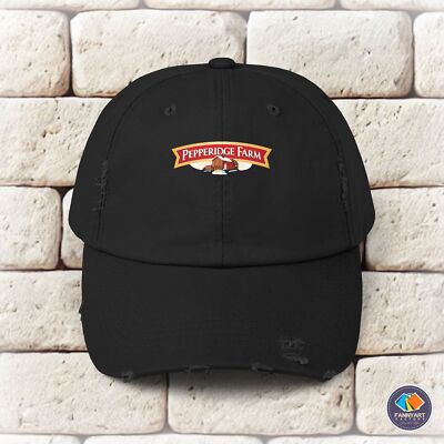 Pepperidge Farm Logo Unisex Distressed Cap