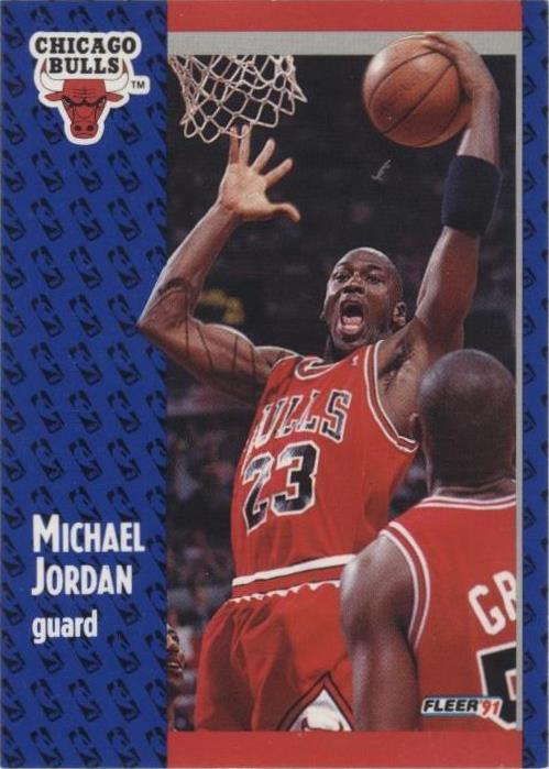 1991-92 Fleer Tony's Pizza - Michael Jordan #S-33 - 1 of 2