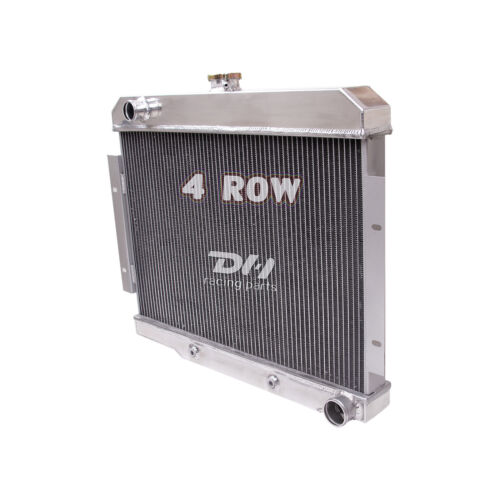 4 Row Alu Radiator For 1972-1986 Jeep CJ5 CJ6 CJ7 Chevy Small Block SBC Swap V8 - Picture 3 of 11