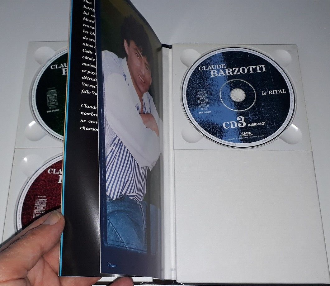 CLAUDE BARZOTTI LE RITAL COFFRET LONG BOX 3 CD ET SON LIVRET | eBay