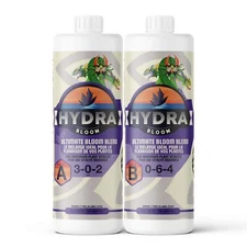 HydraBloom A B Bloom Nutrients - 2 Part Liquid Advanced Flower & Vegetable Fe...