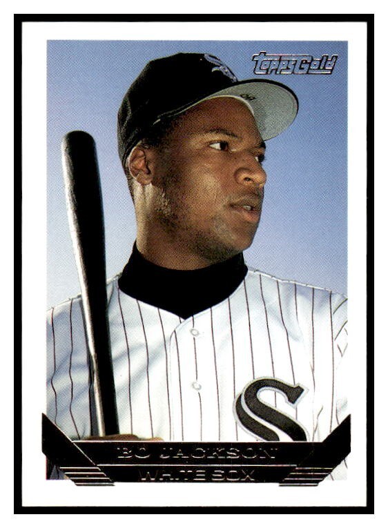 1993 Topps Gold 400 Bo Jackson Chicago White Sox MLB baseball card