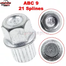 For VW Volkswagen Audi Wheel Lock Key 21 Pointed Spline Style ABC 9 US FAST SHIP