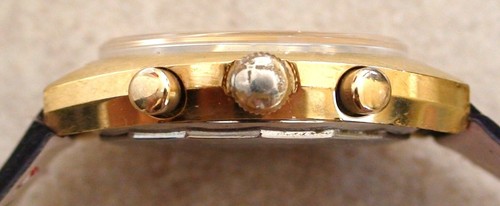 OROLOGIO CRONOGRAFO VINTAGE ANNI 70 UOMO WALTHAM 17 JEWELS CON SCATOLA OTTIMO ASPETTO! - Foto 9 di 17