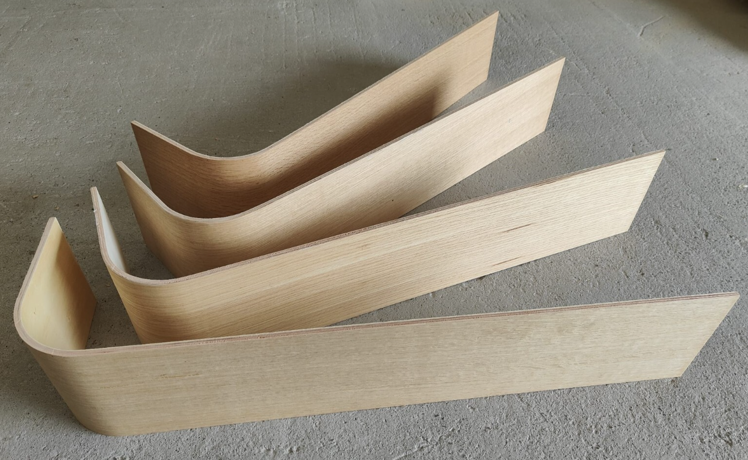 OAK Faced Bullnose Riser 200mm Rise Feature Tread for Staircase | eBay UK