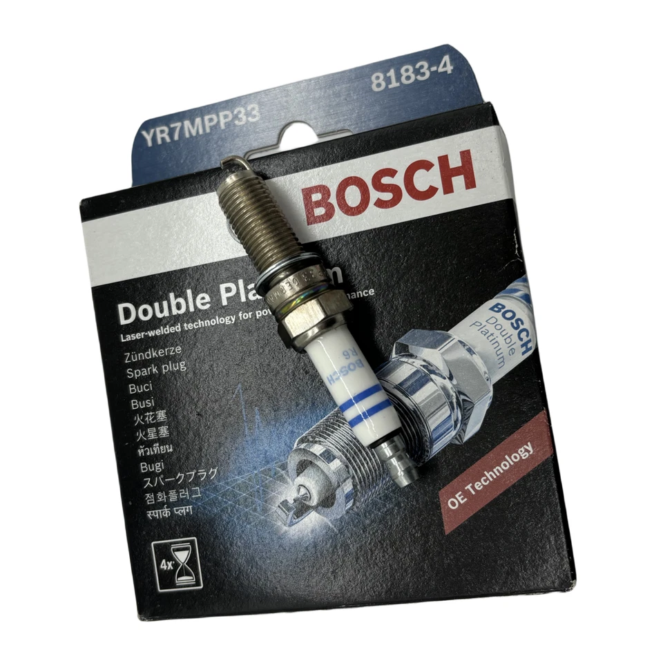 8X Bosch Spark Plugs For Mercedes Benz C230 C250 C300 CL550 E350 YR7MPP33 - Image 3 of 4