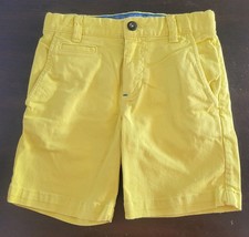Boden Boys Stretch Chino Yellow Shorts Size 6Y