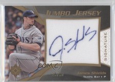 2009 Ultimate Collection Jumbo Signed Jerseys 28/50 James Shields Auto 1d6