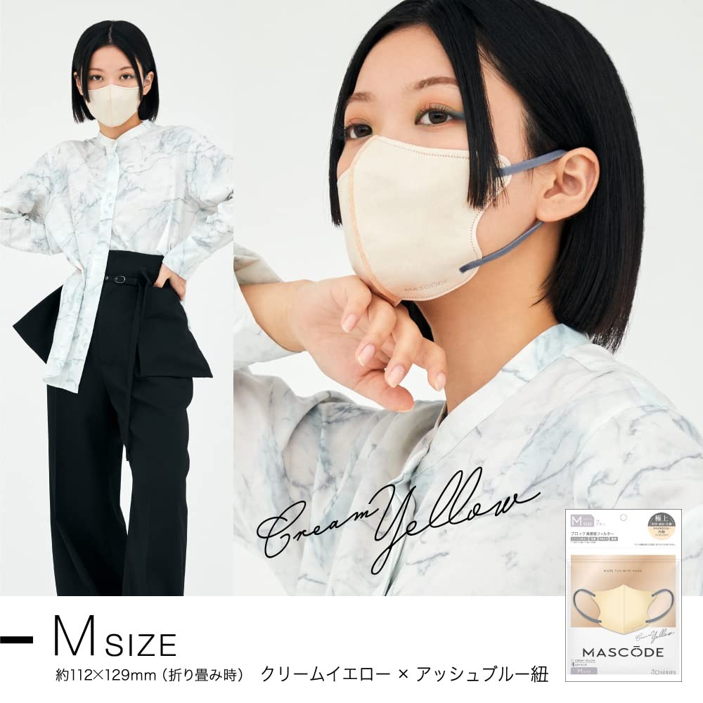 Mascode Official Face Masks Non-Woven Disposable Fabric 3D Pack Of