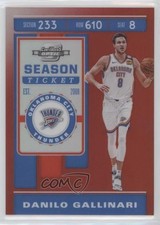 2019 Panini Contenders Optic Season Ticket Red Prizm Danilo Gallinari #93 15fy