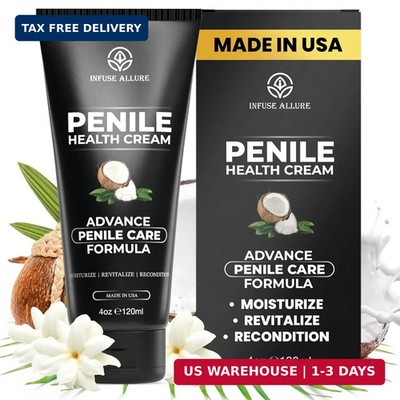 Men's Intimate Comfort Cream - Hydrating Personal Care Moisturizer for Dryness &